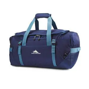 High Sierra Fairlead Travel Overnight Duffel Backpack Gym Bag with Padded Handles, Compression Straps, and Multiple Pockets, True Navy/Graphite Blue High Sierra Fairlead Travel Overnight Duffel Backpack Gym Bag with Padded Handles, Compression Straps, and Multiple Pockets, True Navy/Graphite Blue