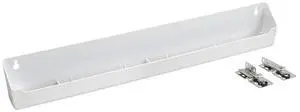 Rev-A-Shelf 22" Tip-Out Plastic Sink Tray for Kitchen and Bathroom Base Cabinets, Large Pullout Vanity Shelf Home Organizer, White, LD-6591-22-11-1 Rev-A-Shelf 22" Tip-Out Plastic Sink Tray for Kitchen and Bathroom Base Cabinets, Large Pullout Vanity Shelf Home Organizer, White, LD-6591-22-11-1