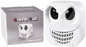 Prank Owl Motion Activated Sound Effects Machine - 360+ Dad Jokes, White | Hilarious Sounds - Ultimate Gag & Practical Joke Toys for Home Office Party - Laugh Trigger Funny Gifts Prank Owl Motion Activated Sound Effects Machine - 360+ Dad Jokes, White | Hilarious Sounds - Ultimate Gag & Practical Joke Toys for Home Office Party - Laugh Trigger Funny Gifts