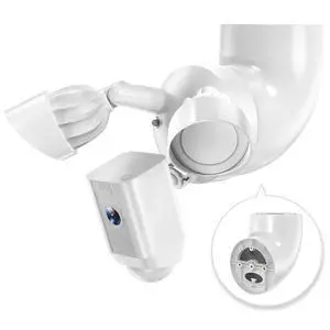 ® Eave Mount for Ring, Blink, Wyze & Roku Floodlight Cameras, White | Fits Ring Floodlight Cam Wired Pro/Plus/2nd Gen, Blink Wired, Wyze V2/Pro and Roku Floodlight Cam; 90° Soffit Adapter Bracket ® Eave Mount for Ring, Blink, Wyze & Roku Floodlight Cameras, White | Fits Ring Floodlight Cam Wired Pro/Plus/2nd Gen, Blink Wired, Wyze V2/Pro and Roku Floodlight Cam; 90° Soffit Adapter Bracket