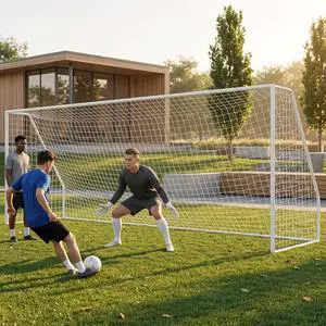 Portable Soccer Goal Football Net with Steel Frame for Adults & Kids Backyard Shooting Practice, Outdoor Training Goals, Easy Setup Tournament Equipment Portable Soccer Goal Football Net with Steel Frame for Adults & Kids Backyard Shooting Practice, Outdoor Training Goals, Easy Setup Tournament Equipment