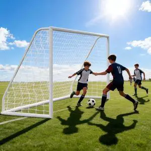 Portable Soccer Goal Football Net with Steel Frame for Adults & Kids Backyard Shooting Practice, Outdoor Training Goals, Easy Setup Tournament Equipment Portable Soccer Goal Football Net with Steel Frame for Adults & Kids Backyard Shooting Practice, Outdoor Training Goals, Easy Setup Tournament Equipment