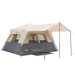 8 Person Instant Tents for Camping with Porch Easy Setup 60s | Large Windproof Camping Tent with Rainfly & 5 Mesh Windows, Portable Family Cabin Tent with Carry Bag for Camping & Hiking 8 Person Instant Tents for Camping with Porch Easy Setup 60s | Large Windproof Camping Tent with Rainfly & 5 Mesh Windows, Portable Family Cabin Tent with Carry Bag for Camping & Hiking