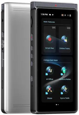 PR1 AI Voice Recorder, Transcription & Translation with AI, 3.99 inch 64GB Smart Summarize, Offline AI Processing Note Taker for Meeting & Lectures, Translation for Business Travel, Black PR1 AI Voice Recorder, Transcription & Translation with AI, 3.99 inch 64GB Smart Summarize, Offline AI Processing Note Taker for Meeting & Lectures, Translation for Business Travel, Black