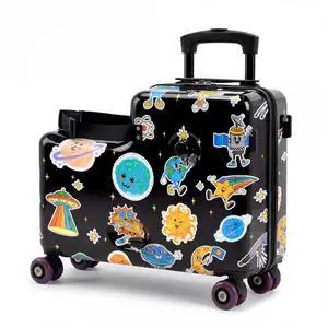 20" Kids Ride On Suitcase, Lightweight Hardshell Travel Luggage with Wheels | Child Safety Design, Built-In Safety Belt, Stable Footrest, 360° Spinner Wheels, TSA Lock, Cute Pattern, Organized Storage 20" Kids Ride On Suitcase, Lightweight Hardshell Travel Luggage with Wheels | Child Safety Design, Built-In Safety Belt, Stable Footrest, 360° Spinner Wheels, TSA Lock, Cute Pattern, Organized Storage
