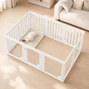 Clear Acrylic Dog Playpen Panels with Door | Sturdy Dog Fence with Safety Locking Door Indoor & Outdoor, Easy Assemble Modular Enclosure for Puppies Cats Rabbits Clear Acrylic Dog Playpen Panels with Door | Sturdy Dog Fence with Safety Locking Door Indoor & Outdoor, Easy Assemble Modular Enclosure for Puppies Cats Rabbits