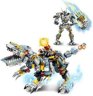 STEM 2 in 1 Indominus Dinosaur Building Kits, Transforming Mech Robot Building Sets for Kids Boys 6-10, Compatible with Dinosaur, Educational Gift Toy for Adults (513 PCS) STEM 2 in 1 Indominus Dinosaur Building Kits, Transforming Mech Robot Building Sets for Kids Boys 6-10, Compatible with Dinosaur, Educational Gift Toy for Adults (513 PCS)