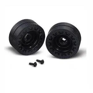 Replacement Wheels with Tires, Compatible with iRobot, Roomba, Braava, Jet, M6 Series Robot Mop, 2Pcs, Black, Plastic Replacement Wheels with Tires, Compatible with iRobot, Roomba, Braava, Jet, M6 Series Robot Mop, 2Pcs, Black, Plastic