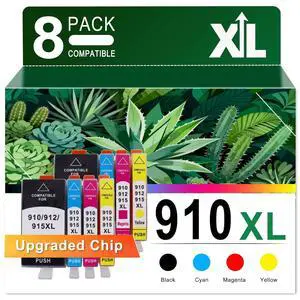 910Xl Ink Cartridge Compatible for HP 910XL 916XL 3YL66AN 3YL65AN | 3YL62A Ink Use for Office Jet 8010 8010e 8012e 8012 8013 8015 Alo OfficeJet Pro 8020 8020e 8022 Printers 2sets 910Xl Ink Cartridge Compatible for HP 910XL 916XL 3YL66AN 3YL65AN | 3YL62A Ink Use for Office Jet 8010 8010e 8012e 8012 8013 8015 Alo OfficeJet Pro 8020 8020e 8022 Printers 2sets