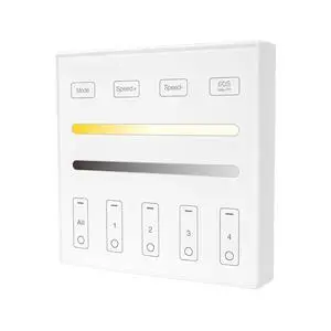Panel Sensitive Touch Remote Control for LED Light Strip DIM CCT RGB RGBW RCT 4 Zones 30 Meters(for DIM CCT) Panel Sensitive Touch Remote Control for LED Light Strip DIM CCT RGB RGBW RCT 4 Zones 30 Meters(for DIM CCT)