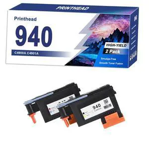 940 C4900A C4901A Printhead Compatible Replacement for HP Printers | to Work with Officejet Pro 8000 8500 8500A 8500A Plus 8500A Printer Printer,Unwavering Performance 1set 940 C4900A C4901A Printhead Compatible Replacement for HP Printers | to Work with Officejet Pro 8000 8500 8500A 8500A Plus 8500A Printer Printer,Unwavering Performance 1set