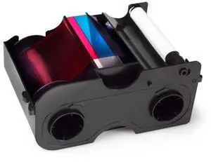 Color Ribbon Compatible with Fargo DTC1250e 045500 YMCKO 250 Prints Color Ribbon Compatible with Fargo DTC1250e 045500 YMCKO 250 Prints