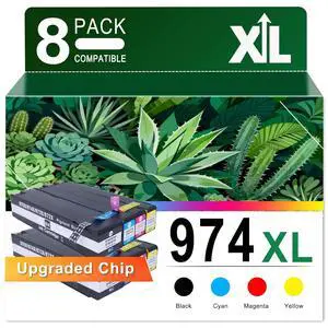 974XL 974A Ink Cartridge Compatible for HP 974 XL L0S08AL L0R99ALL | 974A Ink Use for Pagewide 352dw MFP 377dw Pro 452dw MFP 477dw 577dw 552dw Managed P55250dw Printers 2sets 974XL 974A Ink Cartridge Compatible for HP 974 XL L0S08AL L0R99ALL | 974A Ink Use for Pagewide 352dw MFP 377dw Pro 452dw MFP 477dw 577dw 552dw Managed P55250dw Printers 2sets