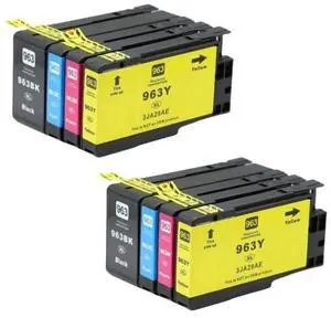 Compatible Ink Cartridge for H-/P 963XL 967XL 963 967 XL Inkjet OfficeJet Pro 9010 9015 9020 9022 9025 Printer(2Set) Compatible Ink Cartridge for H-/P 963XL 967XL 963 967 XL Inkjet OfficeJet Pro 9010 9015 9020 9022 9025 Printer(2Set)