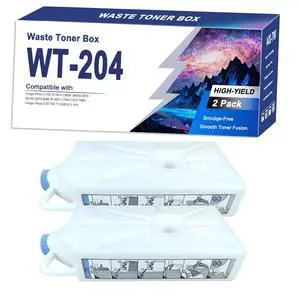 WT-204 Toner Collection Unit Compatible for Canon to Work for Image | Press C165 IR ADV C9065 9065S 9075 9075S 9270 9280 IR ADV C7565 7570 7580 Image Press C60 700 710 Printers 2sets WT-204 Toner Collection Unit Compatible for Canon to Work for Image | Press C165 IR ADV C9065 9065S 9075 9075S 9270 9280 IR ADV C7565 7570 7580 Image Press C60 700 710 Printers 2sets