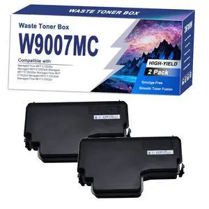 W9007MC Toner Collection Unit Compatible for HP to Work for Managed | Flow MFP E72525z Managed MFP E72525dn Managed MFP E72530dn Managed Flow MFP E72530z Printers 2sets W9007MC Toner Collection Unit Compatible for HP to Work for Managed | Flow MFP E72525z Managed MFP E72525dn Managed MFP E72530dn Managed Flow MFP E72530z Printers 2sets