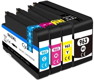 Ink for H-/*P 963XL 963 XL Cartridge Compatible for O-ficeJet Pro 9010 9012 9013 9015 9016 9019 9020 9022 9023 9025 Printer(4pcs-1SET) Ink for H-/*P 963XL 963 XL Cartridge Compatible for O-ficeJet Pro 9010 9012 9013 9015 9016 9019 9020 9022 9023 9025 Printer(4pcs-1SET)