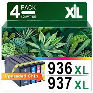 936XL 937XL Ink Cartridge Compatible for HP 936 937 XL 4S6V0A | 4S6V7A 4S6V8A 4S6V9A 4Y866A Ink Use for OFFICEJET PRO 9110B 9120 9130 9720 9730 Printers 1set 936XL 937XL Ink Cartridge Compatible for HP 936 937 XL 4S6V0A | 4S6V7A 4S6V8A 4S6V9A 4Y866A Ink Use for OFFICEJET PRO 9110B 9120 9130 9720 9730 Printers 1set