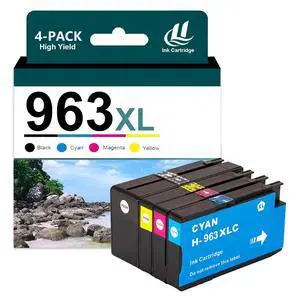 Compatible for HP 963XL Ink Cartridge Combo Pack Replacement for 963 XL Cartridges Fit for HP OfficeJet Pro 9015 9016 9018 9019 9020 9022 9023 9025 9026 9027 9028 9029 Printers Compatible for HP 963XL Ink Cartridge Combo Pack Replacement for 963 XL Cartridges Fit for HP OfficeJet Pro 9015 9016 9018 9019 9020 9022 9023 9025 9026 9027 9028 9029 Printers