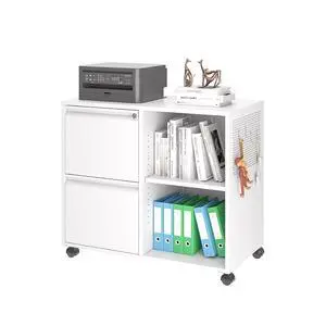 2 Drawer File Cabinet for Home Office, Rolling File Cabinets with Lock, Under Desk Metal Filing Caninet with Wheels for A4 / F4 / Letter/File Box, White-Assembly Required 2 Drawer File Cabinet for Home Office, Rolling File Cabinets with Lock, Under Desk Metal Filing Caninet with Wheels for A4 / F4 / Letter/File Box, White-Assembly Required