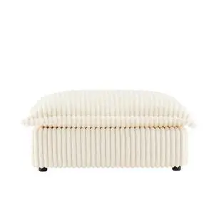Chenille Ottoman Footrest, Stylish Stool Bench for Living Room, Bedroom, and Apartment, Stool Bench Chaise Perfect for Sectional Sofas, Soft and Durable Upholstered Design Chenille Ottoman Footrest, Stylish Stool Bench for Living Room, Bedroom, and Apartment, Stool Bench Chaise Perfect for Sectional Sofas, Soft and Durable Upholstered Design