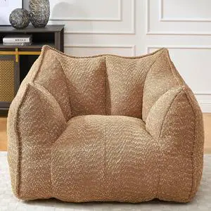 Bean Bag Chair for Adults Ultra-Comfortable Chenille Fabric, Perfect for Gaming, Reading, and TV Watching Portable & Easy to Move Cozy Lounge Chair for Living Rooms and Bedrooms Bean Bag Chair for Adults Ultra-Comfortable Chenille Fabric, Perfect for Gaming, Reading, and TV Watching Portable & Easy to Move Cozy Lounge Chair for Living Rooms and Bedrooms
