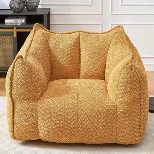 Bean Bag Chair for Adults Ultra-Comfortable Chenille Fabric, Perfect for Gaming, Reading, and TV Watching Portable & Easy to Move Cozy Lounge Chair for Living Rooms and Bedrooms Bean Bag Chair for Adults Ultra-Comfortable Chenille Fabric, Perfect for Gaming, Reading, and TV Watching Portable & Easy to Move Cozy Lounge Chair for Living Rooms and Bedrooms
