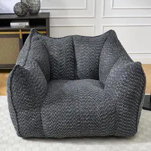 Bean Bag Chair for Adults Ultra-Comfortable Chenille Fabric, Perfect for Gaming, Reading, and TV Watching Portable & Easy to Move Cozy Lounge Chair for Living Rooms and Bedrooms Bean Bag Chair for Adults Ultra-Comfortable Chenille Fabric, Perfect for Gaming, Reading, and TV Watching Portable & Easy to Move Cozy Lounge Chair for Living Rooms and Bedrooms
