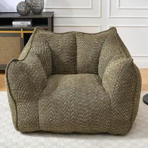 Bean Bag Chair for Adults Ultra-Comfortable Chenille Fabric, Perfect for Gaming, Reading, and TV Watching Portable & Easy to Move Cozy Lounge Chair for Living Rooms and Bedrooms Bean Bag Chair for Adults Ultra-Comfortable Chenille Fabric, Perfect for Gaming, Reading, and TV Watching Portable & Easy to Move Cozy Lounge Chair for Living Rooms and Bedrooms