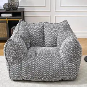 Bean Bag Chair for Adults Ultra-Comfortable Chenille Fabric, Perfect for Gaming, Reading, and TV Watching Portable & Easy to Move Cozy Lounge Chair for Living Rooms and Bedrooms Bean Bag Chair for Adults Ultra-Comfortable Chenille Fabric, Perfect for Gaming, Reading, and TV Watching Portable & Easy to Move Cozy Lounge Chair for Living Rooms and Bedrooms
