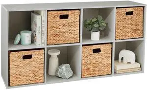 Best Choice Products Kids Bookcase 8-Cube Storage Organizer, 13.5in Shelf Opening, Bookshelf, Toy Storage, Customizable w/ 3 Removable Back Panels Gray Best Choice Products Kids Bookcase 8-Cube Storage Organizer, 13.5in Shelf Opening, Bookshelf, Toy Storage, Customizable w/ 3 Removable Back Panels Gray