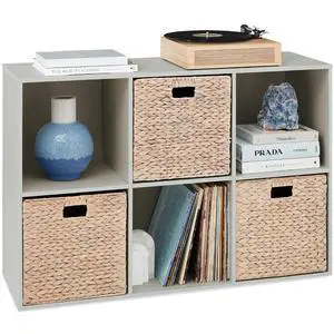 Best Choice Products Kids Bookcase 6-Cube Storage Organizer, 13.5in Shelf Opening, Bookshelf, Toy Storage, Customizable w/ 3 Removable Back Panels Gray Best Choice Products Kids Bookcase 6-Cube Storage Organizer, 13.5in Shelf Opening, Bookshelf, Toy Storage, Customizable w/ 3 Removable Back Panels Gray