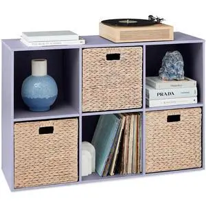 Best Choice Products Kids Bookcase 6-Cube Storage Organizer, 13.5in Shelf Opening, Bookshelf, Toy Storage, Customizable w/ 3 Removable Back Panels Lavender Best Choice Products Kids Bookcase 6-Cube Storage Organizer, 13.5in Shelf Opening, Bookshelf, Toy Storage, Customizable w/ 3 Removable Back Panels Lavender