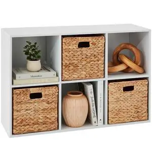 Best Choice Products 6-Cube Storage Organizer, 11in Shelf Opening, Bookcase, Display Shelf, Customizable w/ 3 Removable Back Panels White Best Choice Products 6-Cube Storage Organizer, 11in Shelf Opening, Bookcase, Display Shelf, Customizable w/ 3 Removable Back Panels White