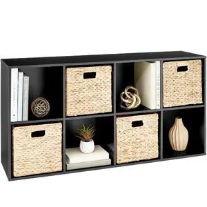 Best Choice Products 8-Cube Storage Organizer, 11in Shelf Opening, Bookcase, Display Shelf, Customizable w/ 3 Removable Back Panels Black Best Choice Products 8-Cube Storage Organizer, 11in Shelf Opening, Bookcase, Display Shelf, Customizable w/ 3 Removable Back Panels Black
