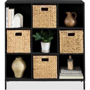Best Choice Products 9-Cube Bookshelf, 3-Tier Wood Storage Bookcase W/Legs, 11in Shelf Opening, Cube Organizer, Living Room, Office, Nursery Black Best Choice Products 9-Cube Bookshelf, 3-Tier Wood Storage Bookcase W/Legs, 11in Shelf Opening, Cube Organizer, Living Room, Office, Nursery Black