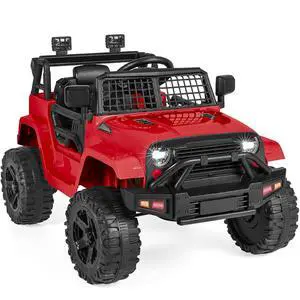 Best Choice Products 12V Kids Electric Vehicle Toy Ride On Car with Parent Remote Control for Toddlers, Seat Harness, 61 lbs Weight Capacity, Locking Doors, Spring Suspension, Bluetooth - Red Best Choice Products 12V Kids Electric Vehicle Toy Ride On Car with Parent Remote Control for Toddlers, Seat Harness, 61 lbs Weight Capacity, Locking Doors, Spring Suspension, Bluetooth - Red