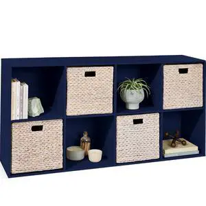 Best Choice Products Kids Bookcase 8-Cube Storage Organizer, 11in Shelf Opening, Bookshelf, Toy Storage, Customizable w/ 3 Removable Back Panels - Navy Best Choice Products Kids Bookcase 8-Cube Storage Organizer, 11in Shelf Opening, Bookshelf, Toy Storage, Customizable w/ 3 Removable Back Panels - Navy