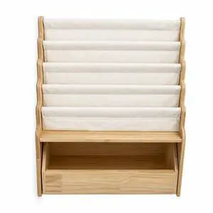 Kids Bookshelf, 4-Tier Sling Book Kids Bookshelf, 4-Tier Sling Book