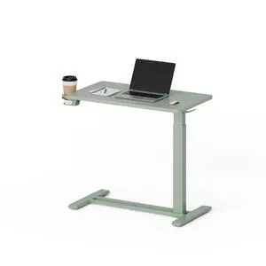 H7 32" Pneumatic Height-Adjustable Overbed Table with Wheels H7 32" Pneumatic Height-Adjustable Overbed Table with Wheels