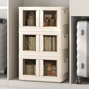 110 QT Stackable Plastic Storage Bins With Lids, Milky White 110 QT Stackable Plastic Storage Bins With Lids, Milky White