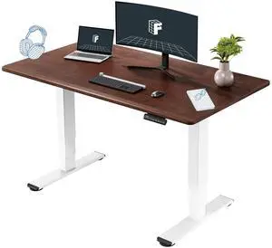 E6 Solid Wood Dual Motor 3-Stage Electric Standing Desk, 55 x 28 E6 Solid Wood Dual Motor 3-Stage Electric Standing Desk, 55 x 28