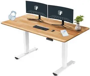 E6 Solid Wood Dual Motor 3-Stage Electric Standing Desk, 63 x 30 E6 Solid Wood Dual Motor 3-Stage Electric Standing Desk, 63 x 30