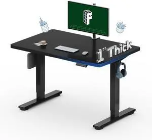 40"x24" Electric Standing Desk, Black 40"x24" Electric Standing Desk, Black