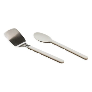 Titanium Pro Utensils, Stainless Steel Spatula & Silicone Spoon Titanium Pro Utensils, Stainless Steel Spatula & Silicone Spoon