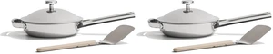 Mini Titanium Always Pan Pro | 8.5" PFAS-Free Nonstick Frying Pan with Spatula | Chef-Grade Tri-Ply Stainless Steel & Aluminum Build | Induction & Oven-Safe up to 1000°F | Chrome (Pack of 2) Mini Titanium Always Pan Pro | 8.5" PFAS-Free Nonstick Frying Pan with Spatula | Chef-Grade Tri-Ply Stainless Steel & Aluminum Build | Induction & Oven-Safe up to 1000°F | Chrome (Pack of 2)
