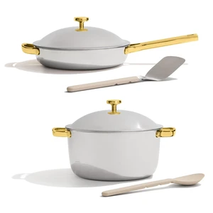 Titanium Pro Cookware Duo, 6-Piece Titanium Cookware Set Titanium Pro Cookware Duo, 6-Piece Titanium Cookware Set