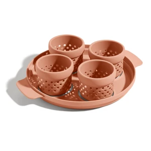Silicone Egg Poacher, 4-Cup BPA-Free Dishwasher-Safe Poaching Set Silicone Egg Poacher, 4-Cup BPA-Free Dishwasher-Safe Poaching Set