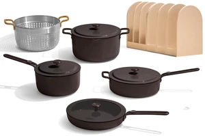 Essentials Cookware Set, 11-Piece Ceramic Cookware Set Essentials Cookware Set, 11-Piece Ceramic Cookware Set