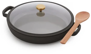 Dual Handle Always Pan, 4.25 Qt Ceramic Nonstick Braiser Pan with Lid Dual Handle Always Pan, 4.25 Qt Ceramic Nonstick Braiser Pan with Lid